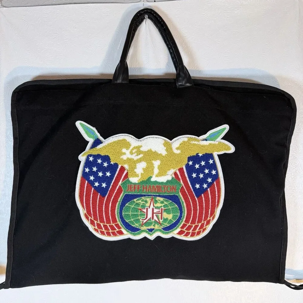 Jeff Hamilton x Caesars Palace Black Wool Garment Bag